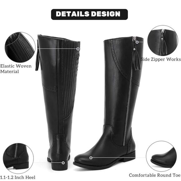 Ruiee Women's Knee High Boots - Picture 3 of 5